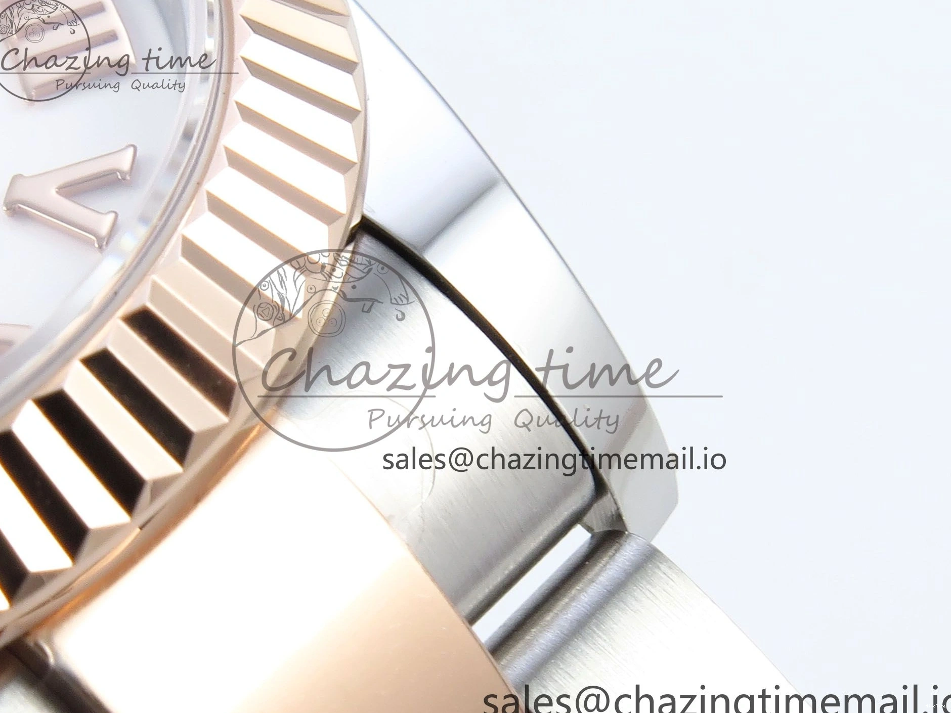 MiroTime 1230 Casual DateJust 31 278271 ARF 1:1 Best Edition 904L Steel White Roman Dial on SS RG Oyster Bracelet ETA 521